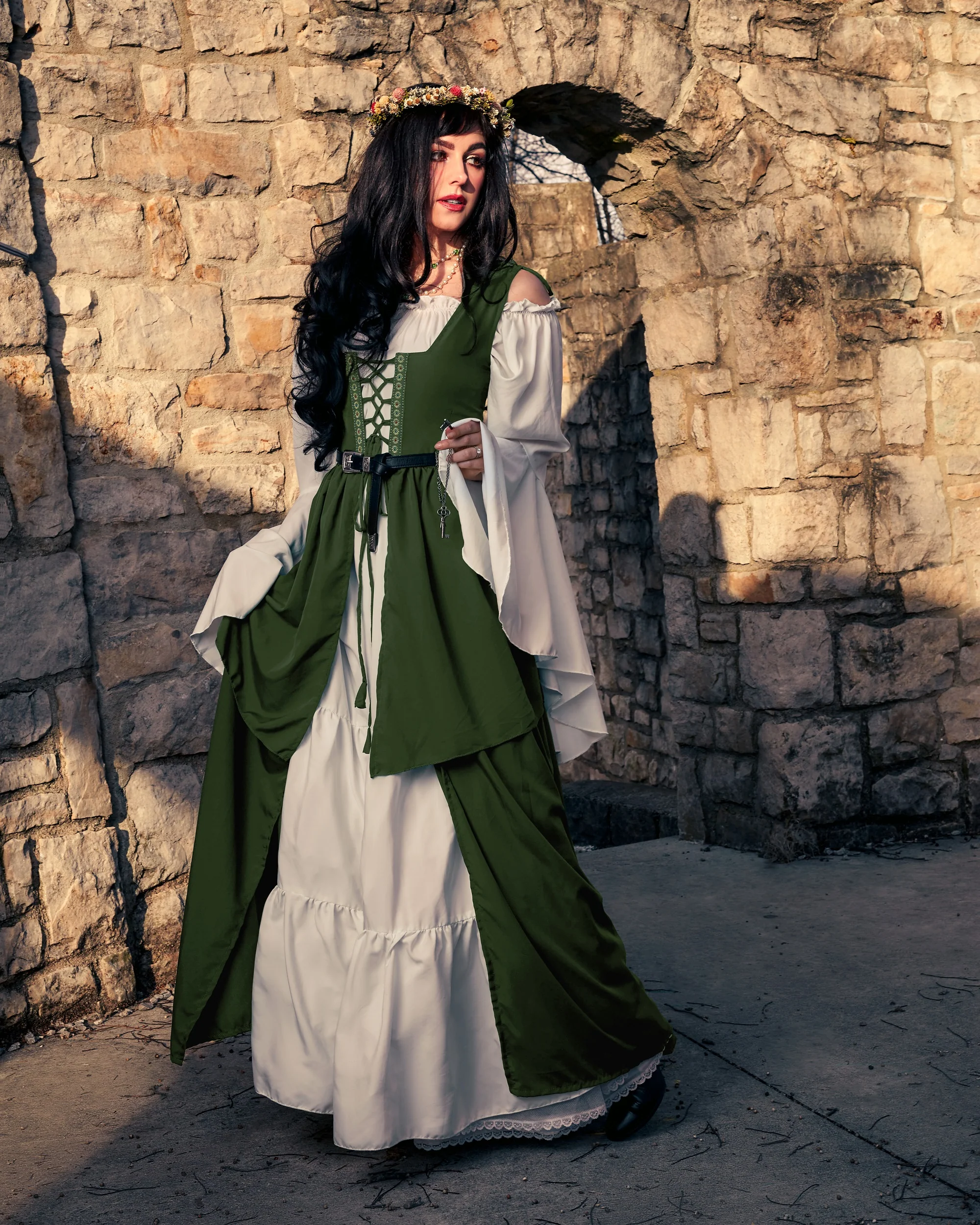 Mythic Layered Medieval Renaissance Faire Costume Set - Image 4