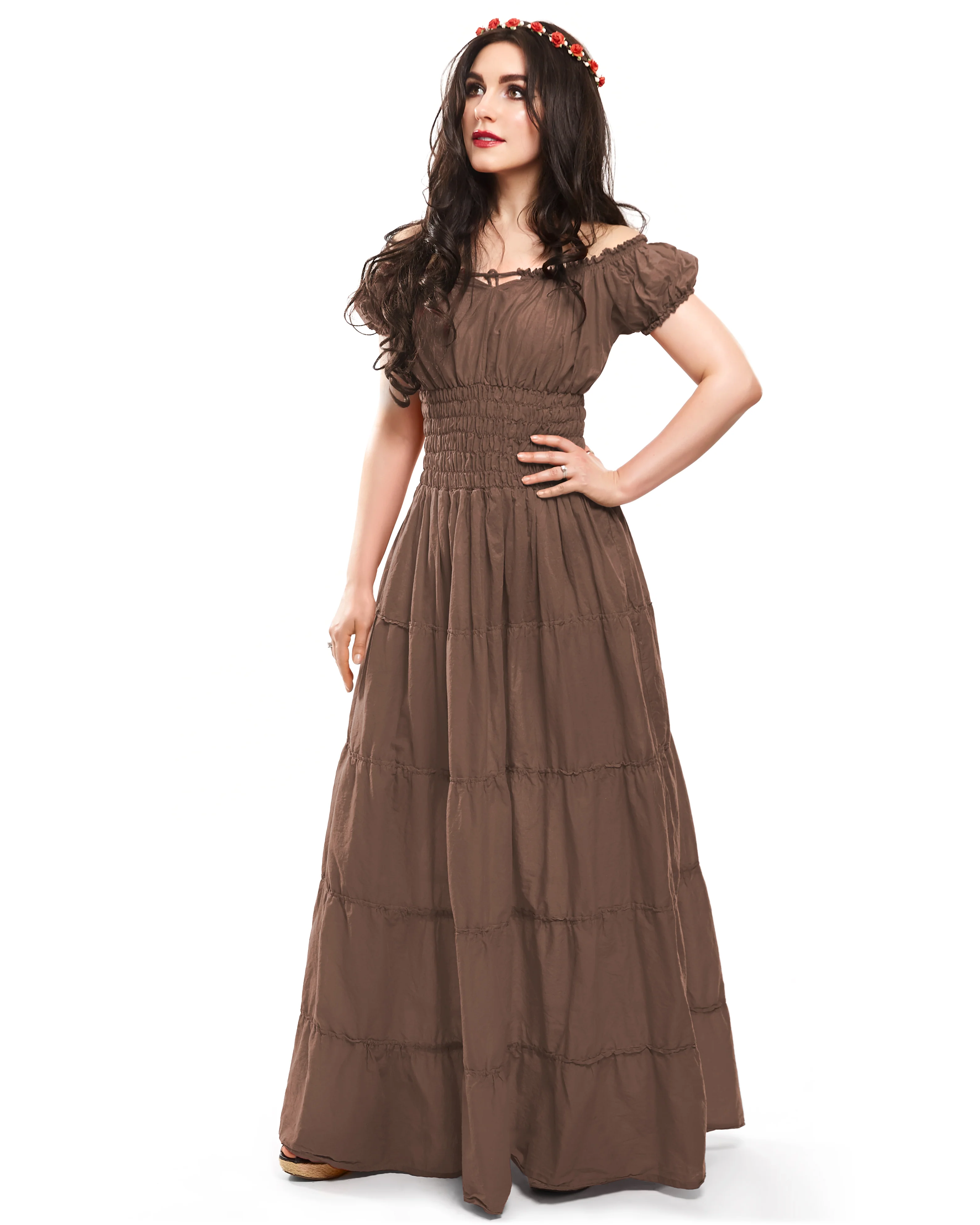 Full length 100% Cotton Summer Dress Renaissance Faire Chemise - Image 7
