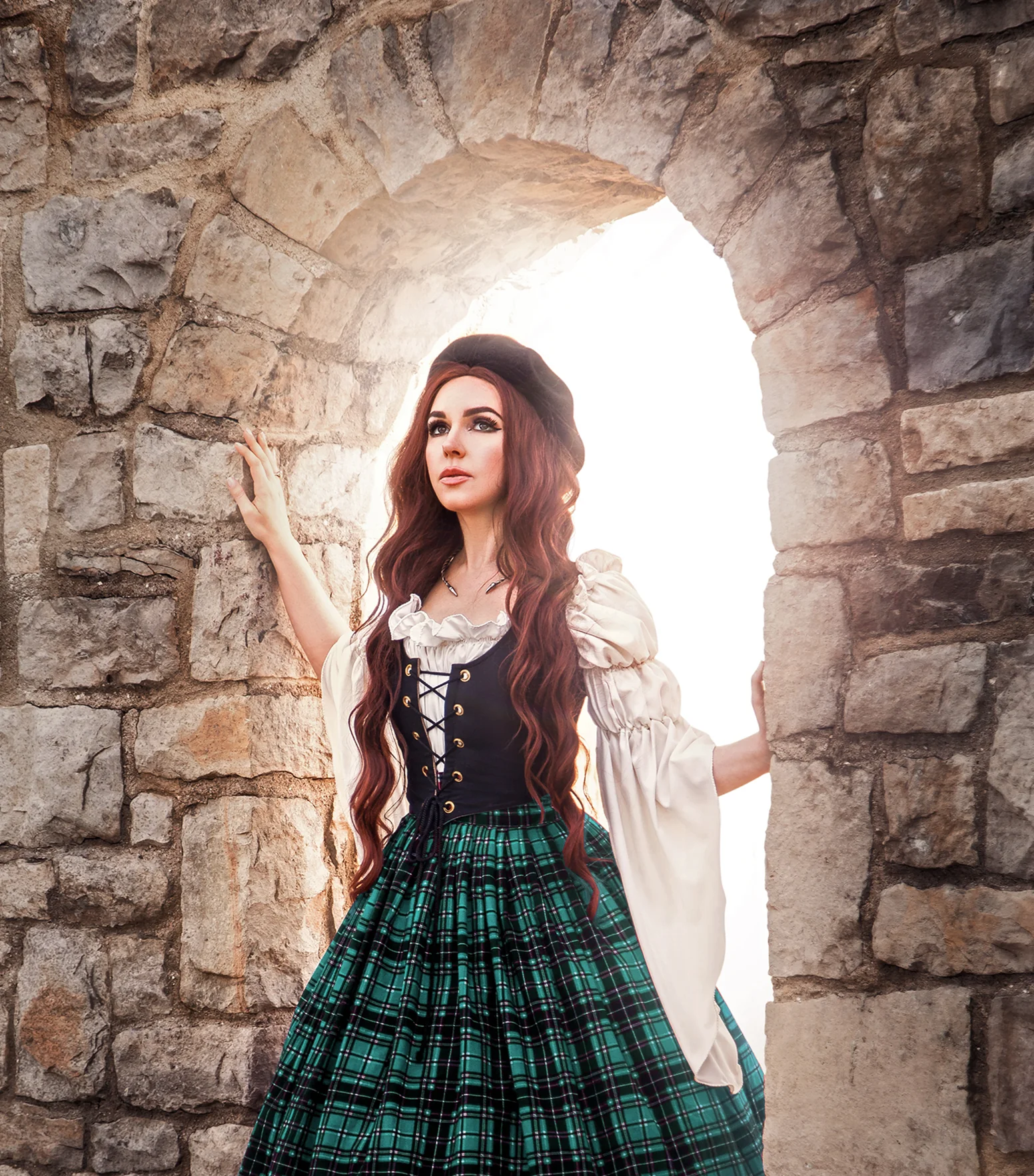 Renaissance Medieval Peasant Dress Up Pirate Faire Celtic Blouse