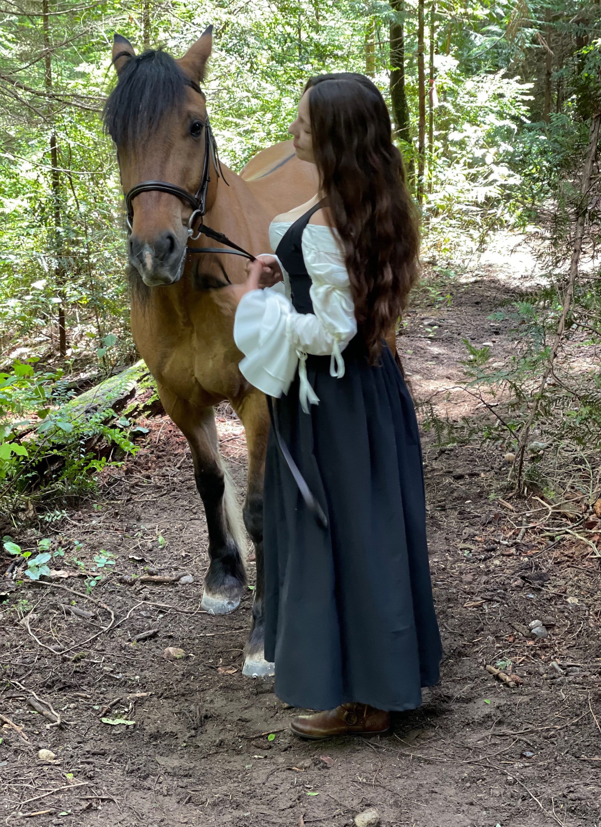 The Horse Whisperer ~ Fantasy Equestrian Rider  3 Piece 100% Cotton Costume - Image 6